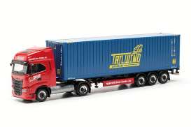 Iveco  - S-Way blue/red - 1:87 - Herpa Trucks - H317368 - herpa317368 | The Diecast Company