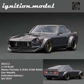 Nissan  - Fairlady Z (S30) STAR ROAD grey - 1:18 - Ignition - IG3112 - IG3112 | The Diecast Company