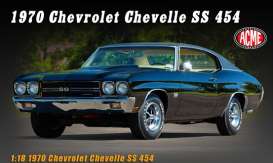 Chevrolet  - Chevelle SS 454 1970 black - 1:18 - Acme Diecast - 1805527 - acme1805527 | The Diecast Company